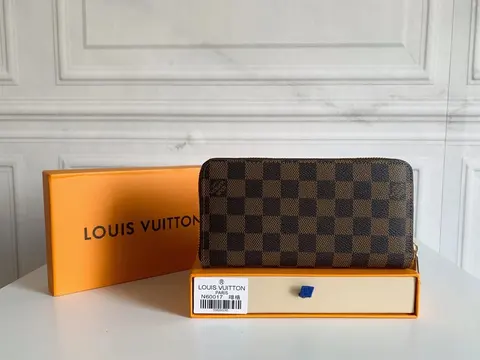 Louis Vuitton Damier Ebene Zip Around Wallet