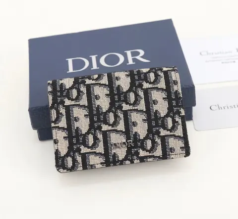 Dior Oblique Print Wallet