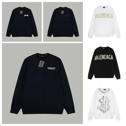 Balenciaga Logo Sweatshirts Collection