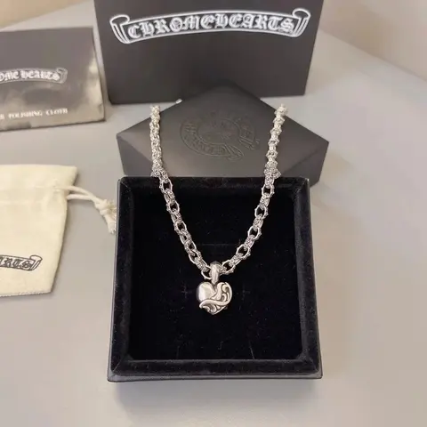 Chrome Hearts Heart Pendant Necklace