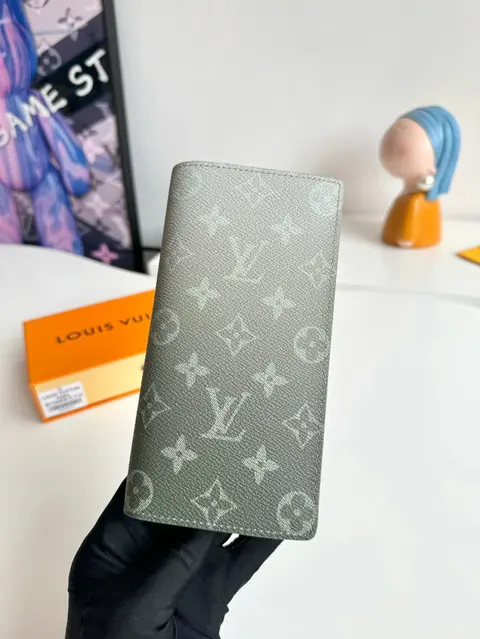 Louis Vuitton Monogram Grey Long Wallet