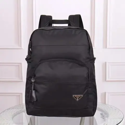 Prada Black Nylon Backpack