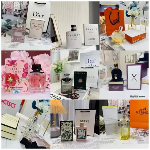 Luxury Perfume Collection Featuring Dior, Chanel, Gucci, Hermès, Bvlgari, and Xerjoff