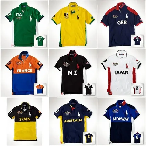 Ralph Lauren Olympic Nation Polo Shirts Collection
