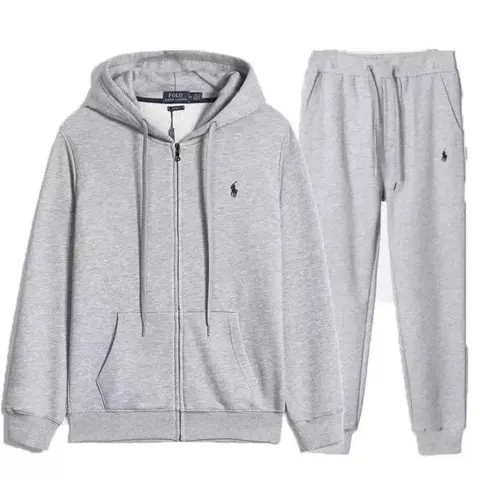 Polo Ralph Lauren Gray Hoodie and Sweatpants Set