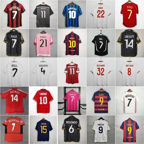 Collection of Football Player Jersey Replicas