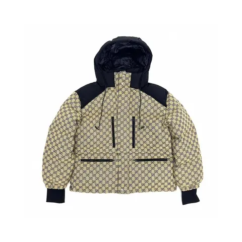 Gucci GG Monogram Hooded Puffer Jacket
