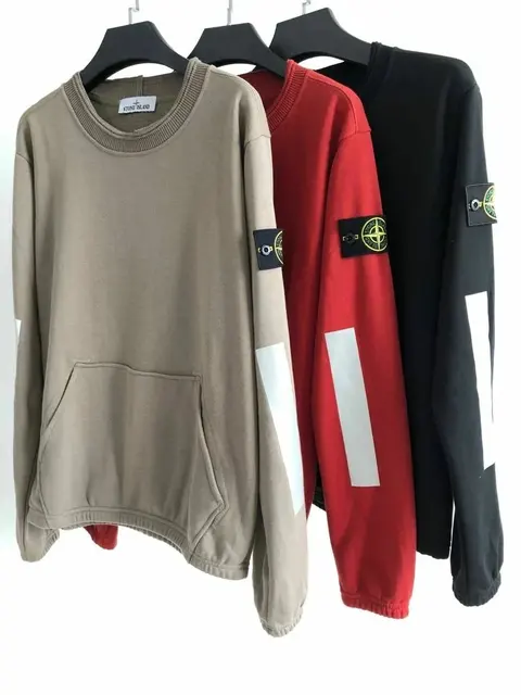 Stone Island Patch Sleeve Sweaters