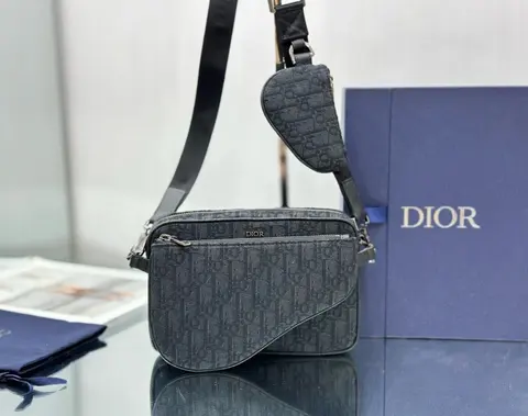 Dior Oblique Print Crossbody Bag