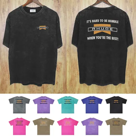 RHUDE 'It's Hard to Be Humble When You're the Best' T-Shirt