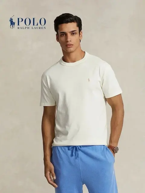 Polo Ralph Lauren Men's White Crewneck T-Shirt