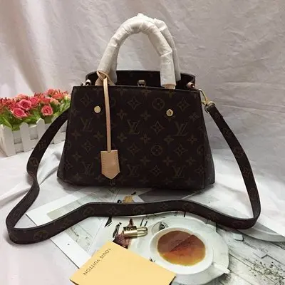 Louis Vuitton Monogram Canvas Handbag with Shoulder Strap