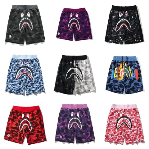 A Bathing Ape Shark Camo Shorts Collection