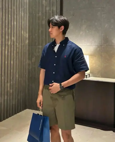 Polo Ralph Lauren Navy Blue Short Sleeve Shirt