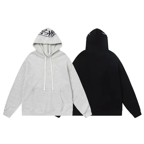 BSW Logo Hoodie - Grey and Black