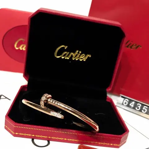 Cartier Love Bracelet in Rose Gold with Diamonds
