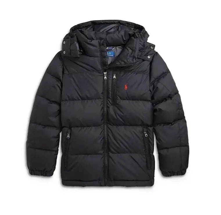 Ralph Lauren最高品质-90%白绒-黑色