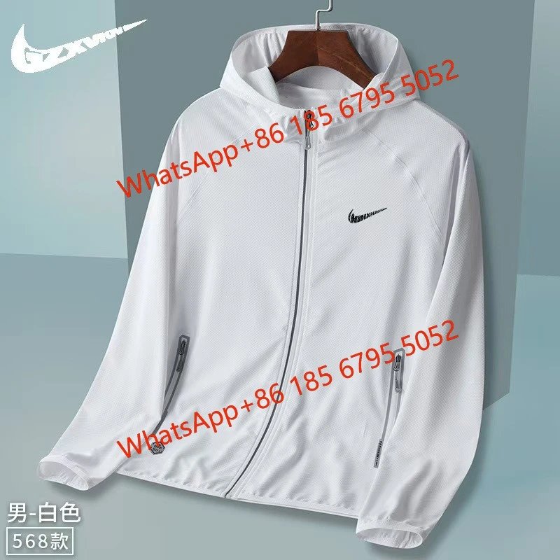 568款反光连帽-白色