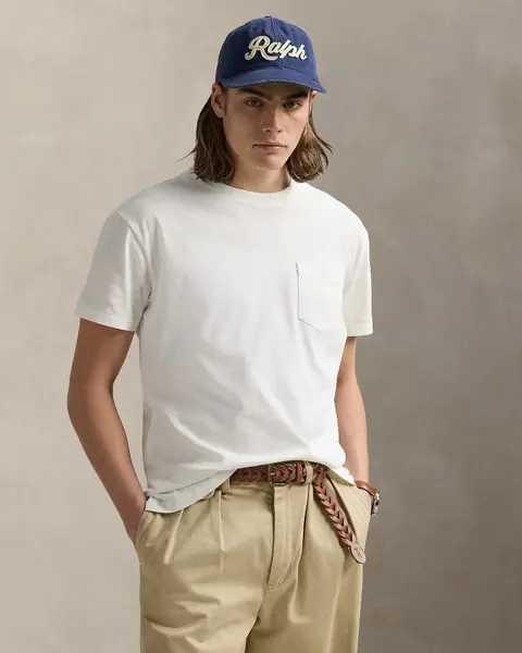 Ralph Lauren White Pocket T-Shirt