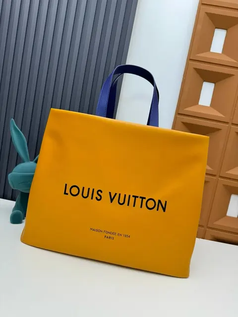 Louis Vuitton Yellow Tote Bag