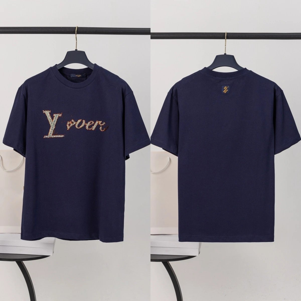 深蓝 LOGO珠片绣10