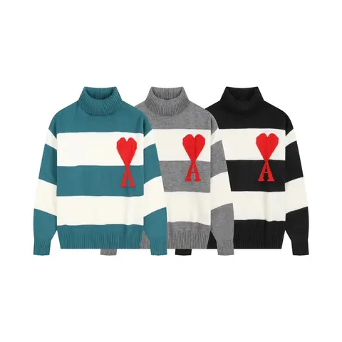Love Heart Turtleneck Sweaters