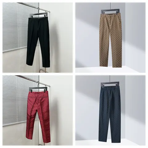 Gucci Monogram Pattern Trousers Collection