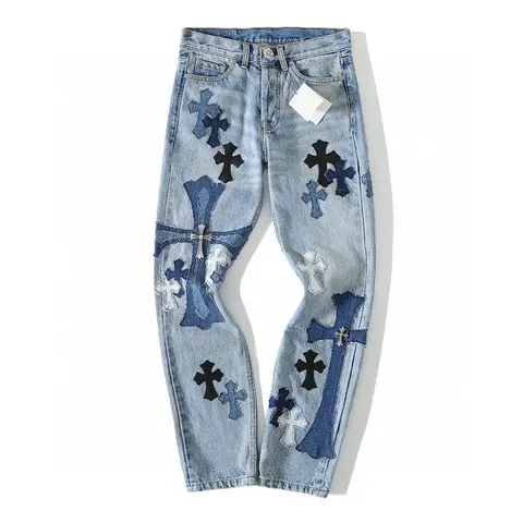 Cross Patch Denim Jeans