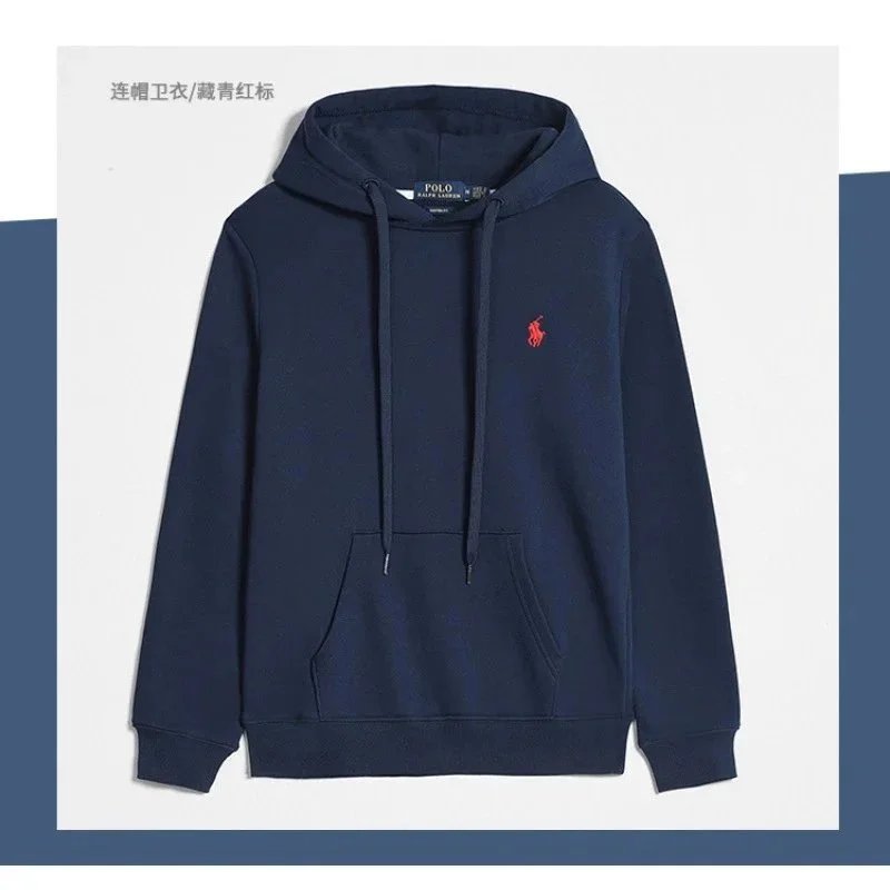 套头款宝蓝红标