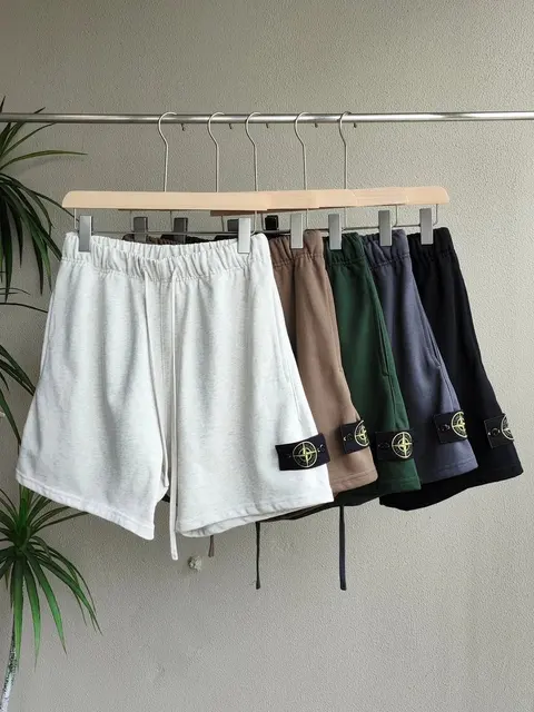 Stone Island Logo Patch Shorts