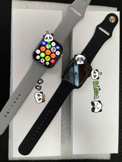 Panda Series Smartwatch Bands with Cute Panda Stickers