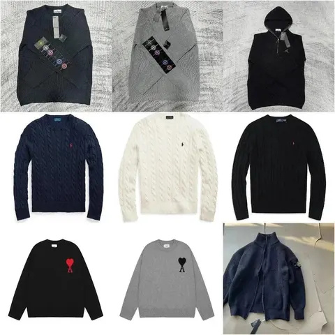 Men's Sweaters Collection - Polo Ralph Lauren, Stone Island, and Designer Knits