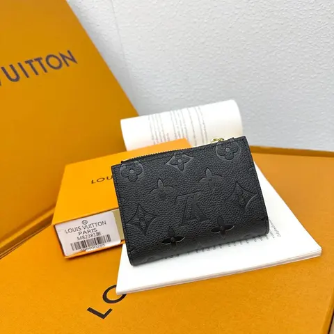 Louis Vuitton Black Monogram Empreinte Coin Purse
