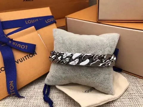 Louis Vuitton Silver Chain Bracelet