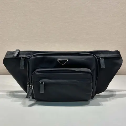 Prada Black Nylon Waist Bag