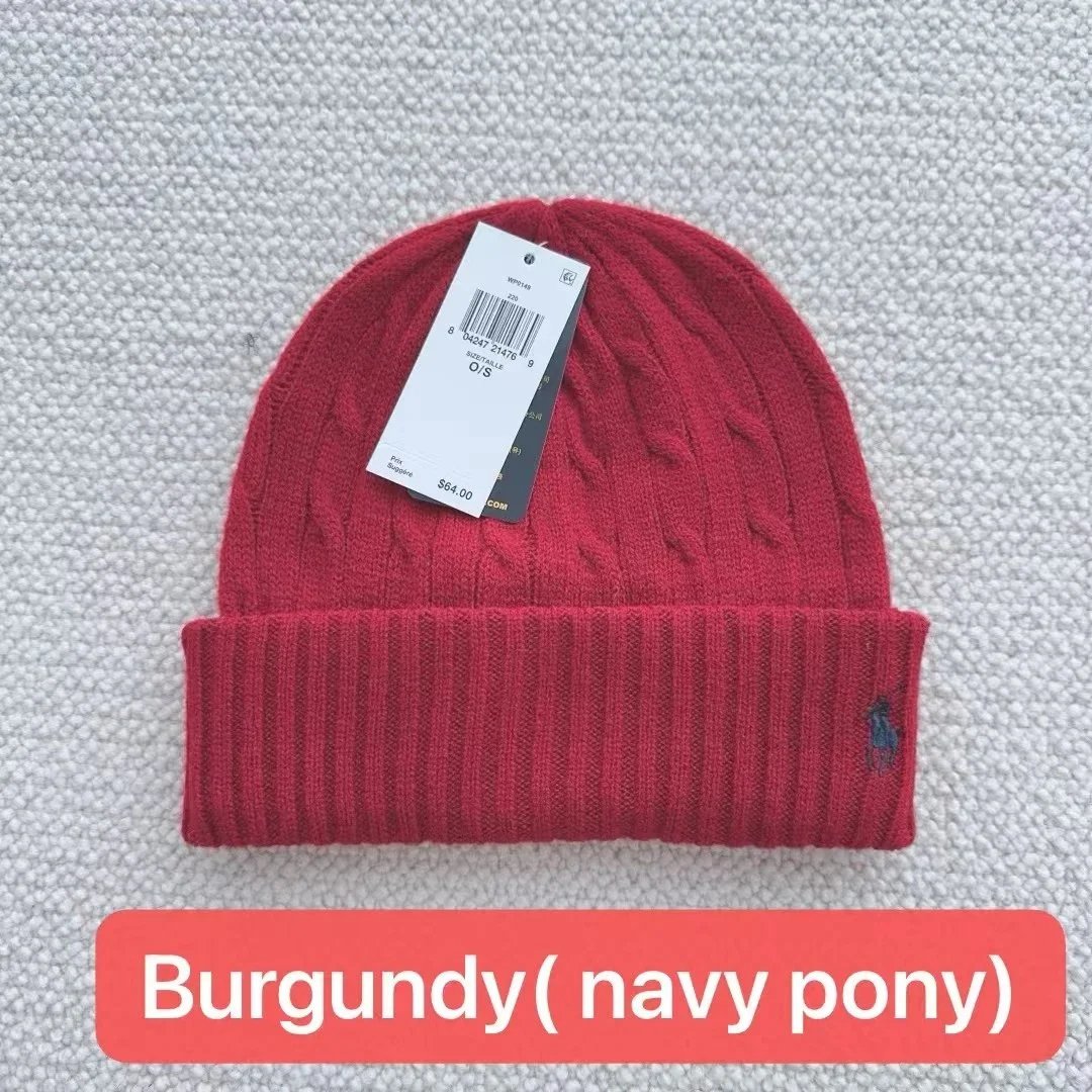 酒红藏青标burgundy(navy pony)