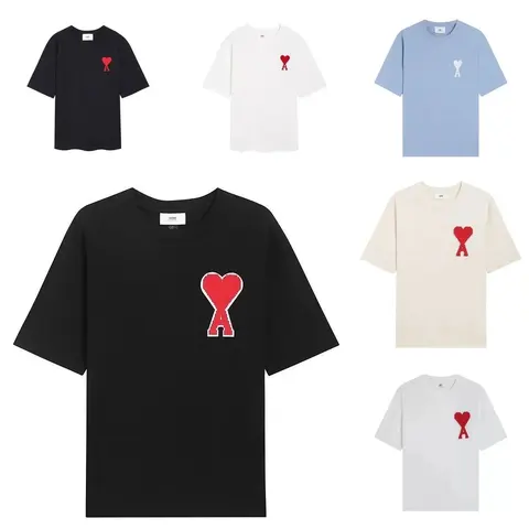 Ami Paris Heart Logo T-Shirts Collection