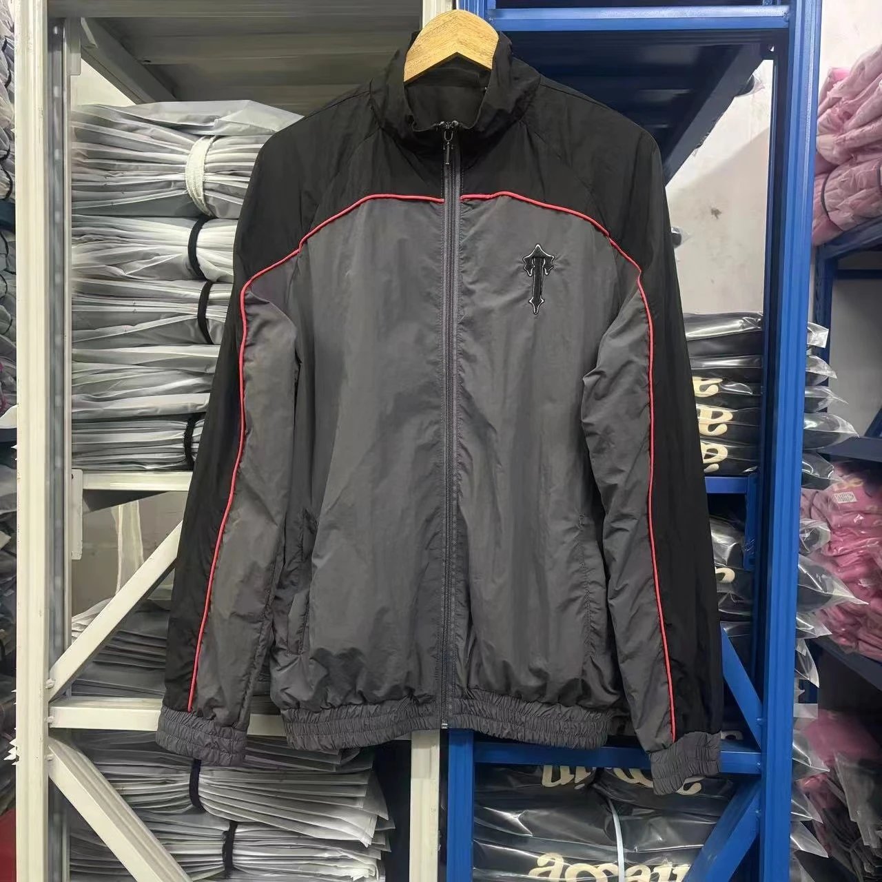 3109黑灰外套