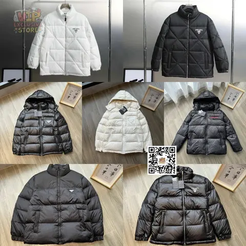 Prada Quilted Down Jackets Collection