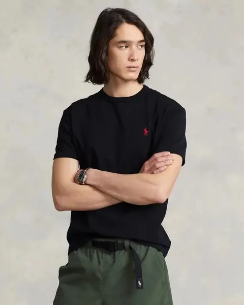 Polo Ralph Lauren Black Cotton T-Shirt