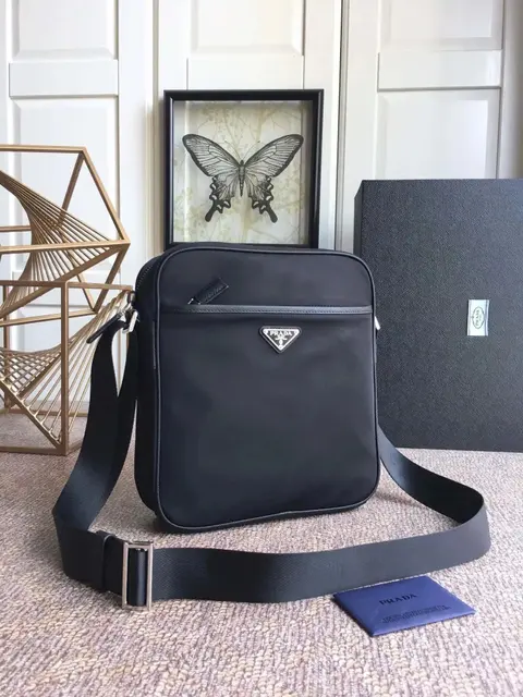Prada Black Nylon Crossbody Bag