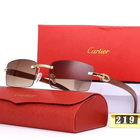 Cartier Sunglasses with Red Case and Box