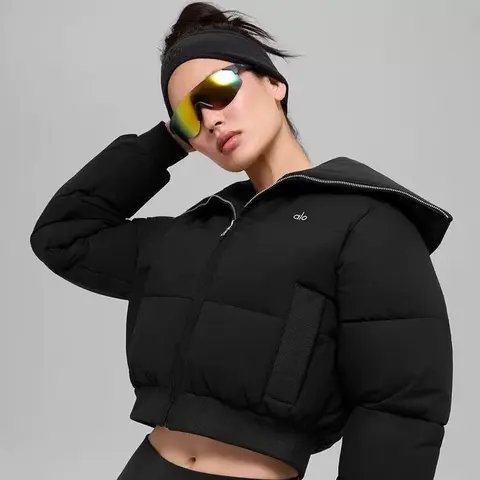 alo Yoga Cropped Puffer Jacket