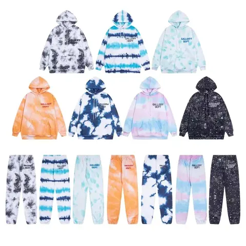 Gallery Dept Tie-Dye Hoodie and Pant Sets