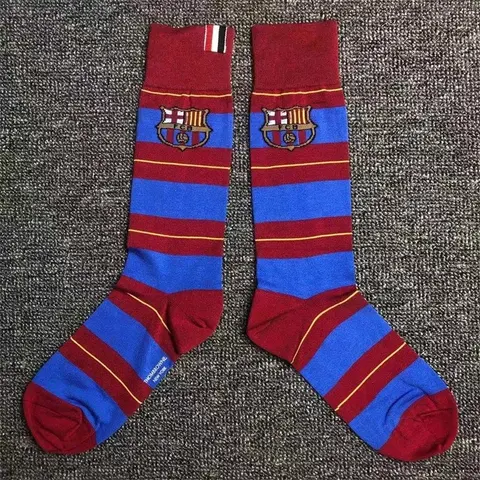 FC Barcelona Striped Soccer Socks