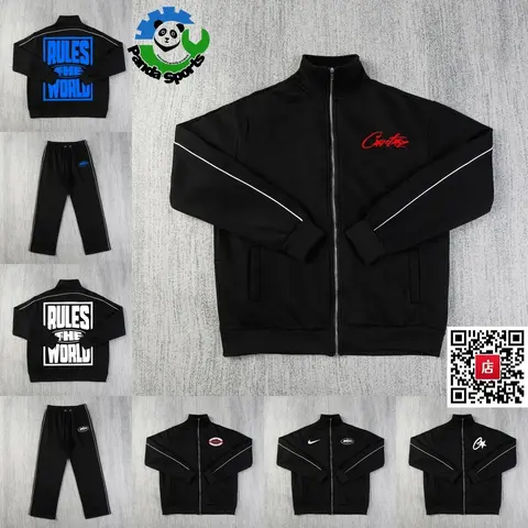 Panda Sports Black Track Jacket Collection