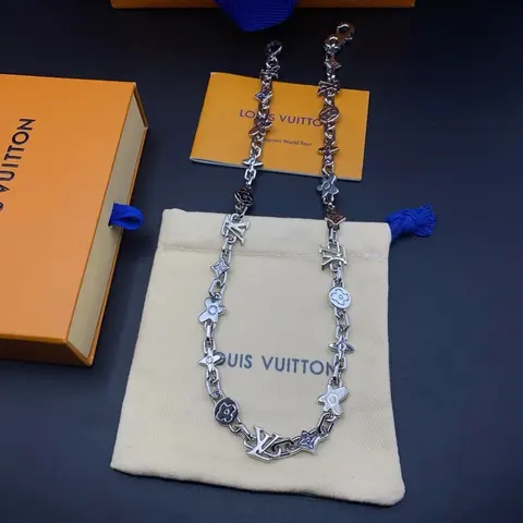 Louis Vuitton Monogram World Tour Necklace