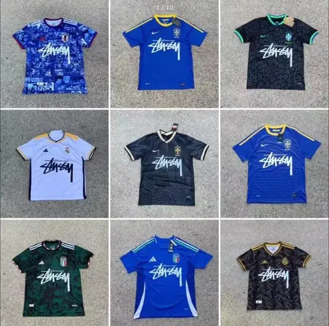 Stussy x Nike & Adidas Football Jersey Collection