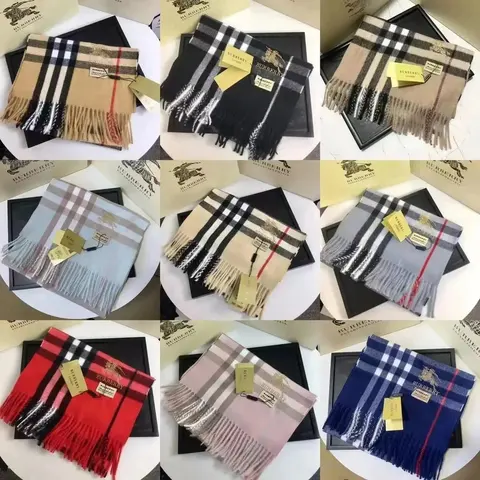 Burberry Classic Check Cashmere Scarf Collection