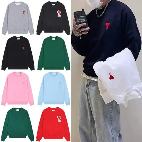Heart Logo Crewneck Sweatshirts Collection